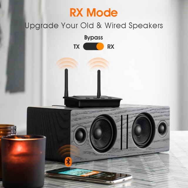 Hi-Fi Bluetooth 5.2 Transmitter & Receiver – Dual Mode Audio Adapter with ESS SABRE DAC B03PRO