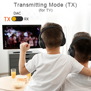 HiFi DAC Decoder Bluetooth 5.0 Transmitter and Receiver With AptX-LL/HD & LDAC for TV DS700