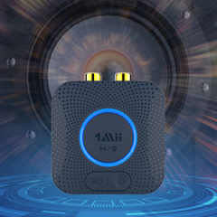 Mini Bluetooth 5.1 HiFi Receiver with aptX HD – Wireless Audio Adapter with Built-in Battery B06HD