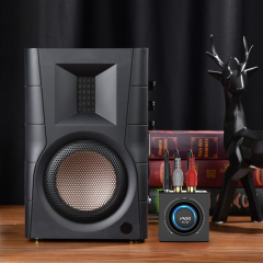 Bluetooth 5.2 Audio Receiver – Compact Wireless Adapter with AUX & RCA Output B06T3