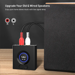 Wireless Bluetooth 5.0 Audio Receiver 3.5mm AUX & RCA Out Bluetooth Adapter for Speaker ML200