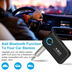 Hands-free Calling Mini In-car Bluetooth 5.0 Audio Adapter Stereo Wireless Bluetooth Receivers ML100