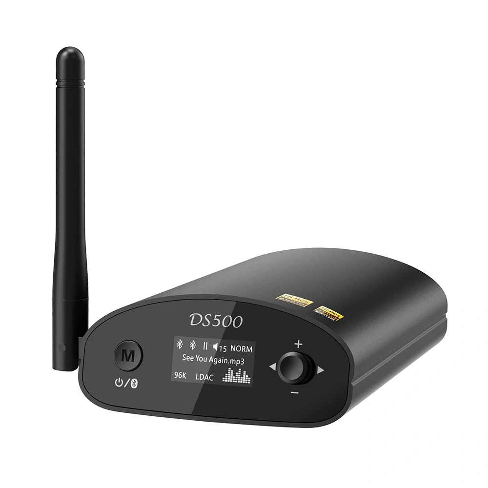 Music Receiver With Hi-Res LDAC, 7 EQ Mode Bluetooth DAC Amplifiers, Audiophile DAC for Speaker DS500