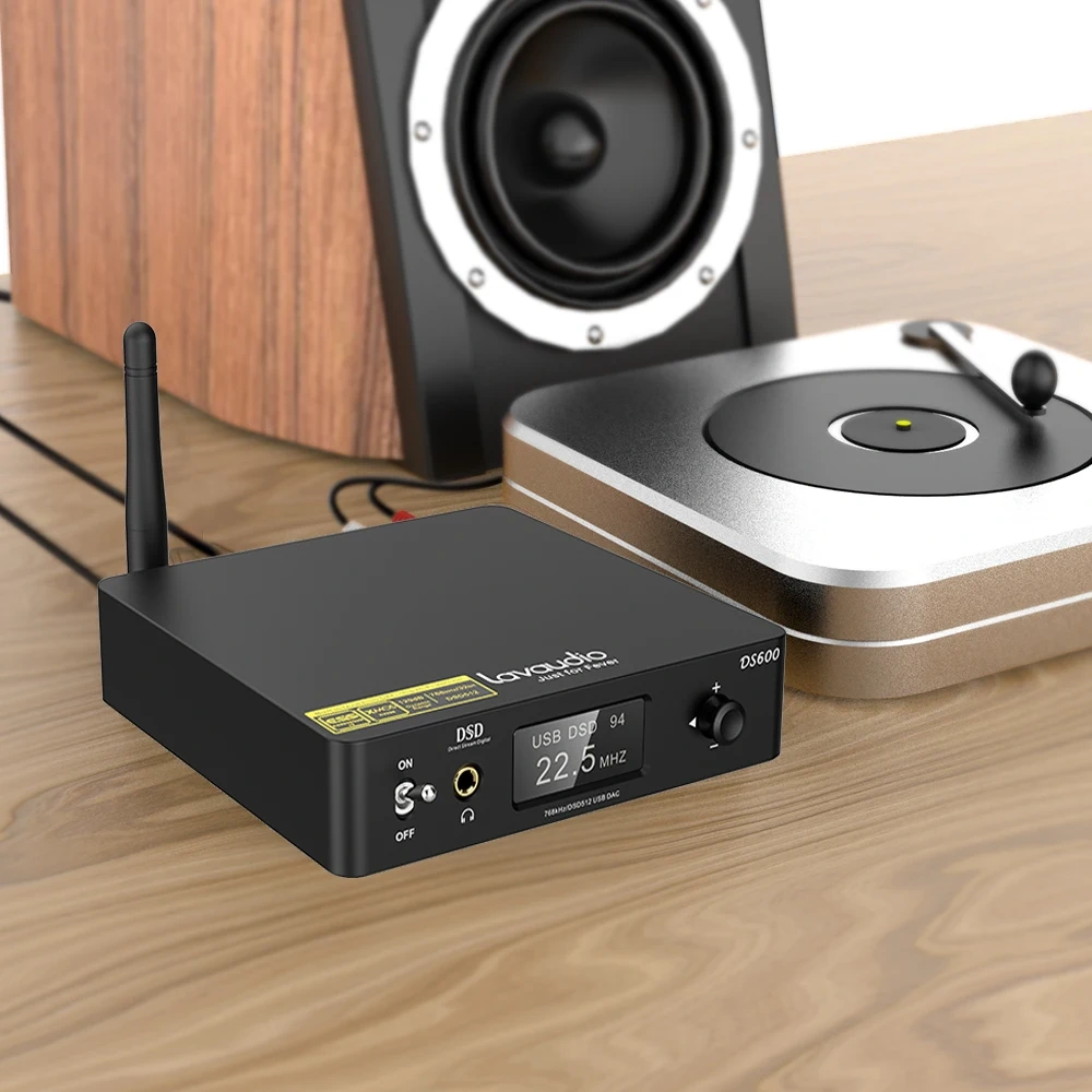 USB DAC Desktop Decoder Headphone Amplifier Preamplifier with LDAC  Audio Receivers DS600