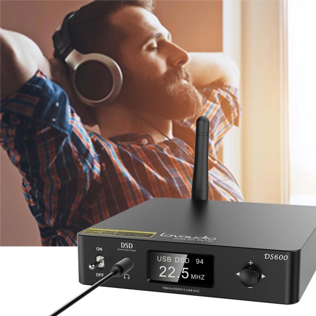 USB DAC Desktop Decoder Headphone Amplifier Preamplifier with LDAC  Audio Receivers DS600