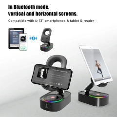 Induction Speaker With Phone Stand and Charging Function Bluetooth 5.3 Wireless Speaker S580