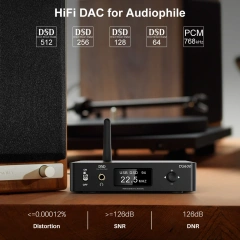 USB DAC Desktop Decoder Headphone Amplifier Preamplifier with LDAC  Audio Receivers DS600
