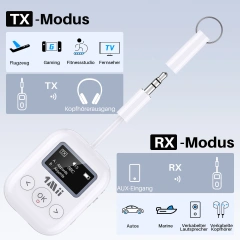 Bluetooth Adapter 2 in 1 Wireless Audio Transmitter and Receiver Safefly min+