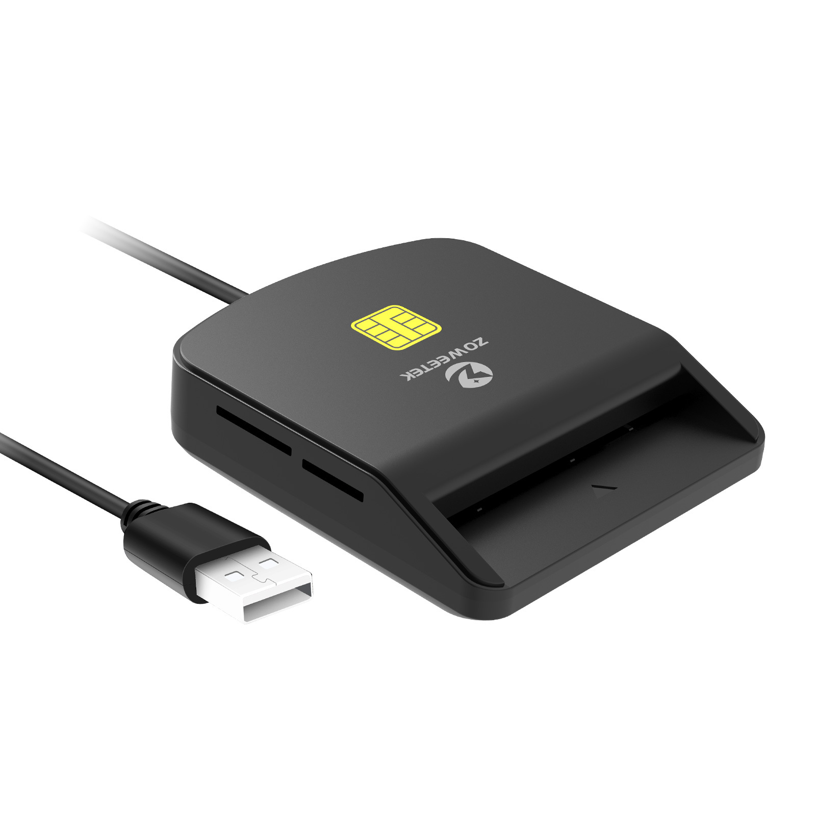 4-in-1 Multifunction Card Reader EMV IC/ID/TF/SD/MMC/SIM Smart Card Readers  ZW-12026-10