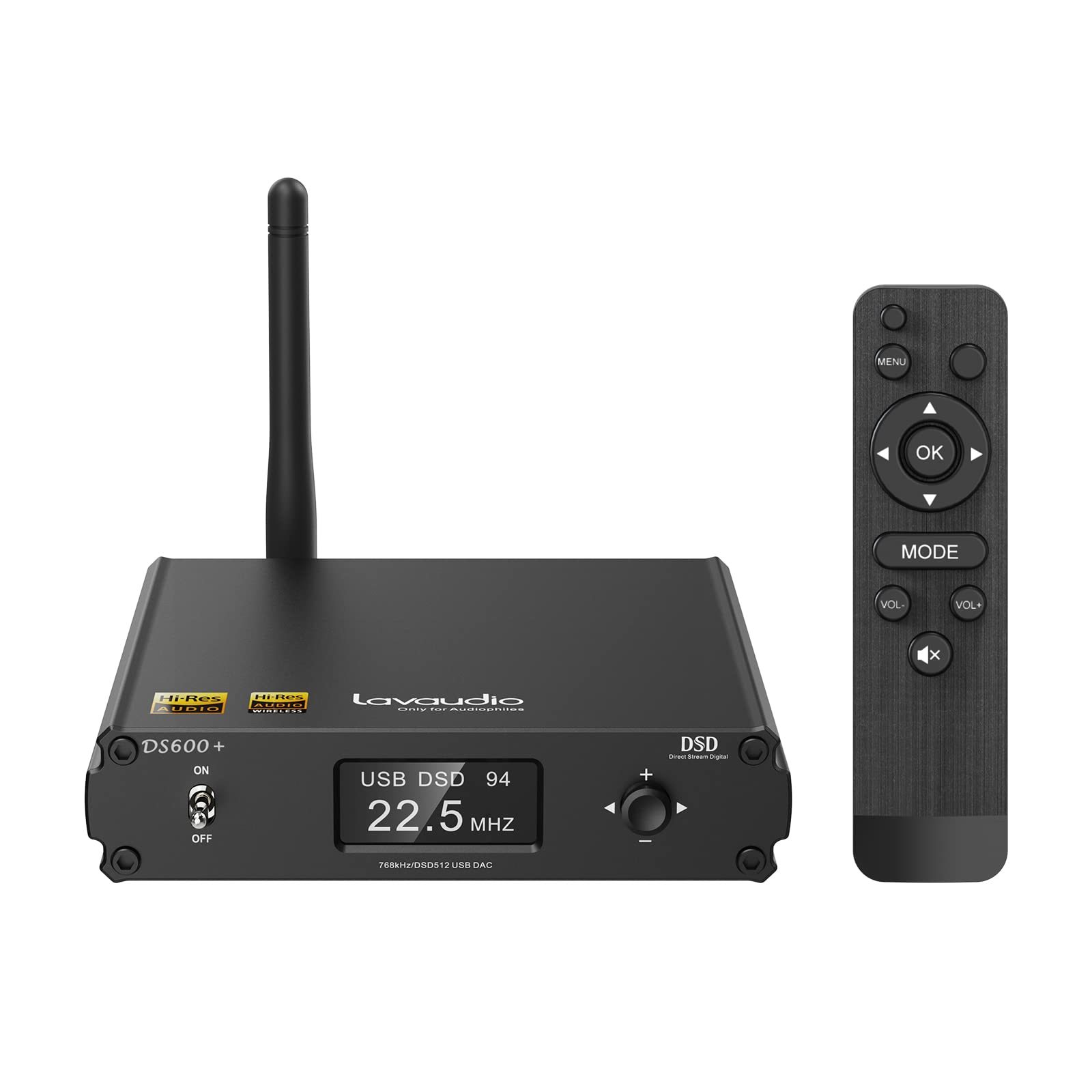 Dekoder Desktop Audio DAC USB HiFi Audio Bluetooth Audio aptx-ll/HD & LDAC DS600+