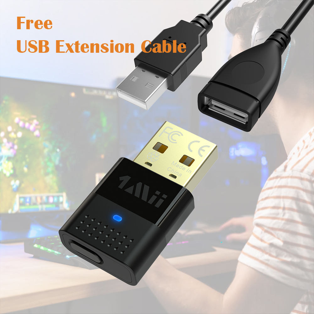 Audio Transmitter aptx-ll/HD & Adaptive Adapter for Bluetooth 5.3 70ft Long Range B10