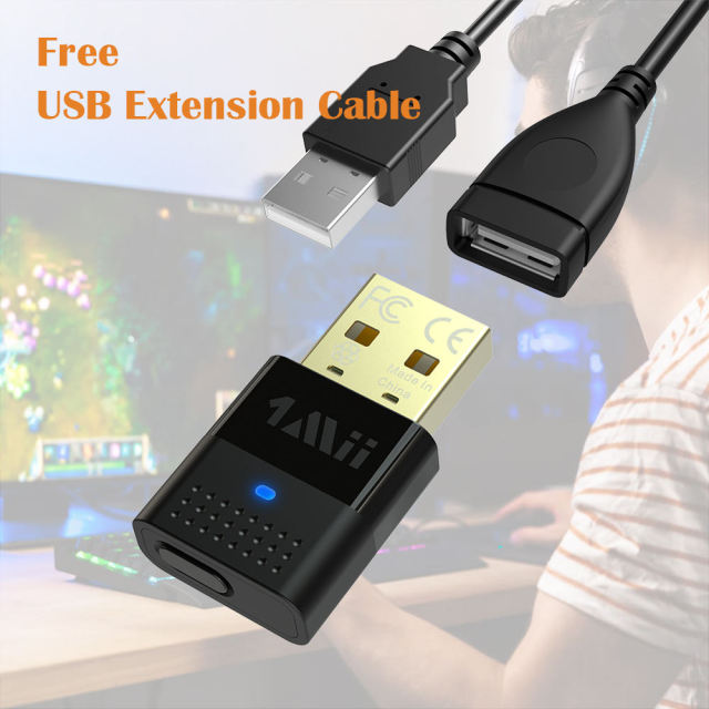 Audio Transmitter aptx-ll/HD & Adaptive Adapter for Bluetooth 5.3 70ft Long Range B10