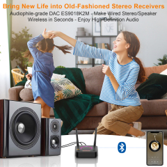 Home Theater DAC Audio HiFi Bluetooth Adapter LDAC Bluetooth 5.2 Audio Receivers B06Ultra
