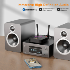 Home Theater DAC Audio HiFi Bluetooth Adapter LDAC Bluetooth 5.2 Audio Receivers B06Ultra