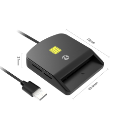 4-in-1 Multifunction Card Reader EMV IC/ID/TF/SD/MMC/SIM Smart Card Readers  ZW-12026-10