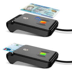 Contactless RFID NFC Card Readers & Contact Smart IC ID Chip Card Reader ZW-12026-12