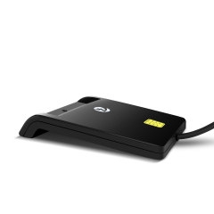 Smart Chip Card Reader ISO 7816 EMV Reader Portable ID IC Card ATM Credit Card Reader ZW-12026-1
