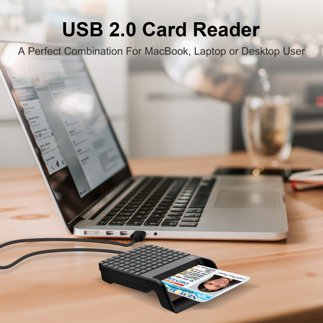 Smart Card Reader Usb2.0 Sim Id Ic Chip Bank Card Contact Smart Card Reader ZW-12026-5