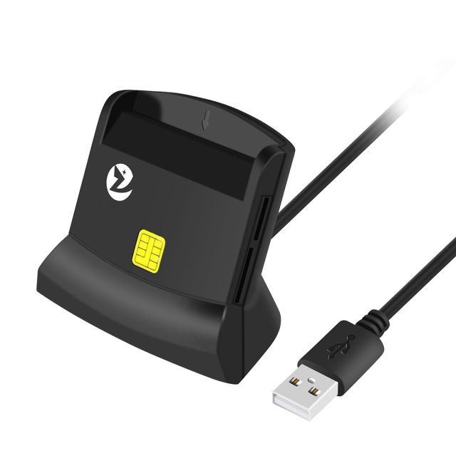 Multifunction Card Reader EMV IC/ID/TF/SD/MMC/SIM Smart Credit Card Readers All In ONE ZW-12026-6