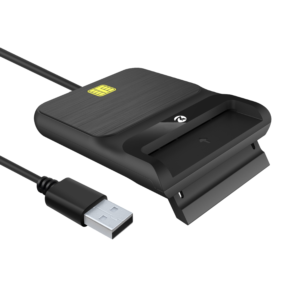 SMART r DEVICE　デッキ Zoweetek Smart Card Reader – USB Credit Card Reader For CAC & EMV