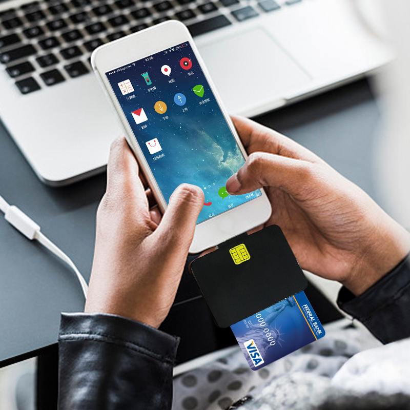 Zoweetek Smart Card Reader – USB-C Credit Card Reader For Android