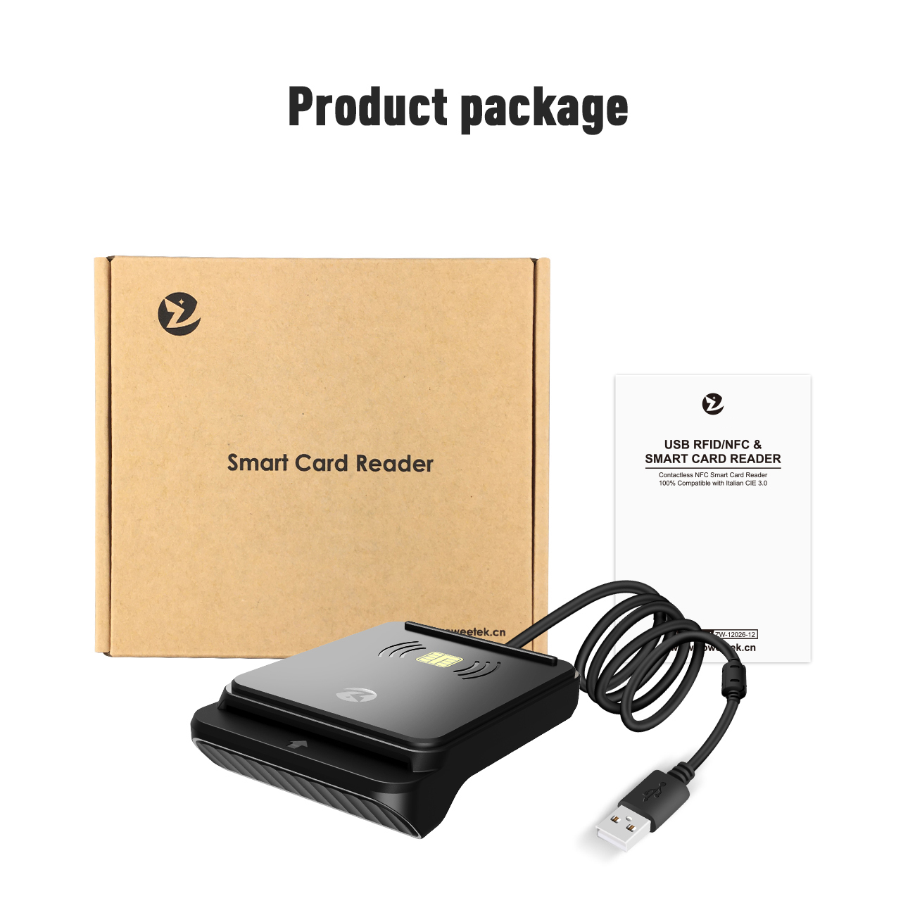 Contactless RFID NFC Card Reader ZW-12026-12 – smart card reader