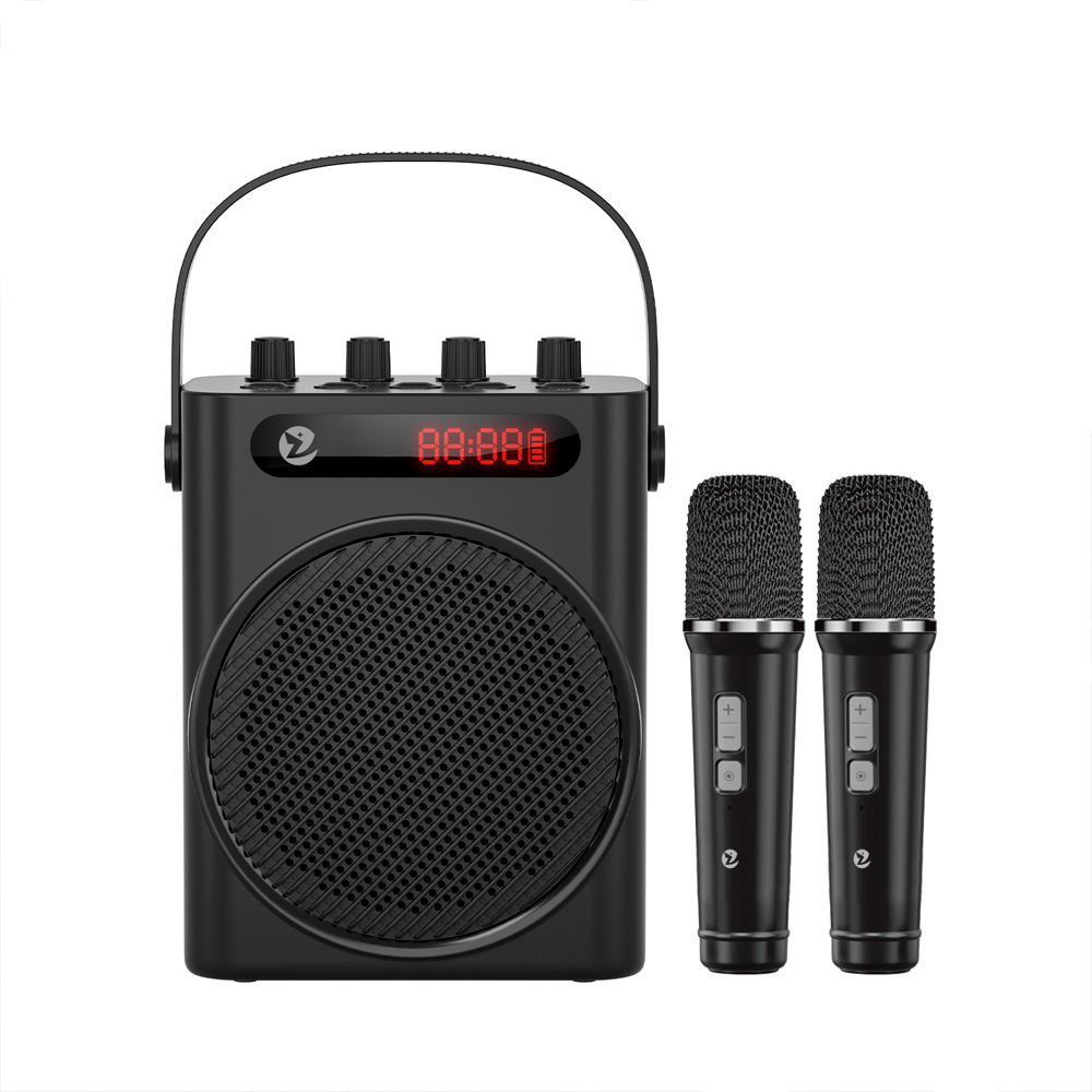 ZOWEETEK 35W Portable Voice Amplifier – Dual Wireless Microphone PA System for Teachers, Trainers and Tour Guides S4Plus