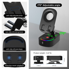 Induction Speaker With Phone Stand and Charging Function Bluetooth 5.3 Wireless Speaker S580