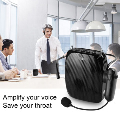Teacher Voice Amplifier 10W  with UHF Wireless Mic and Wired Mic Headset Speaker Amplifier S615