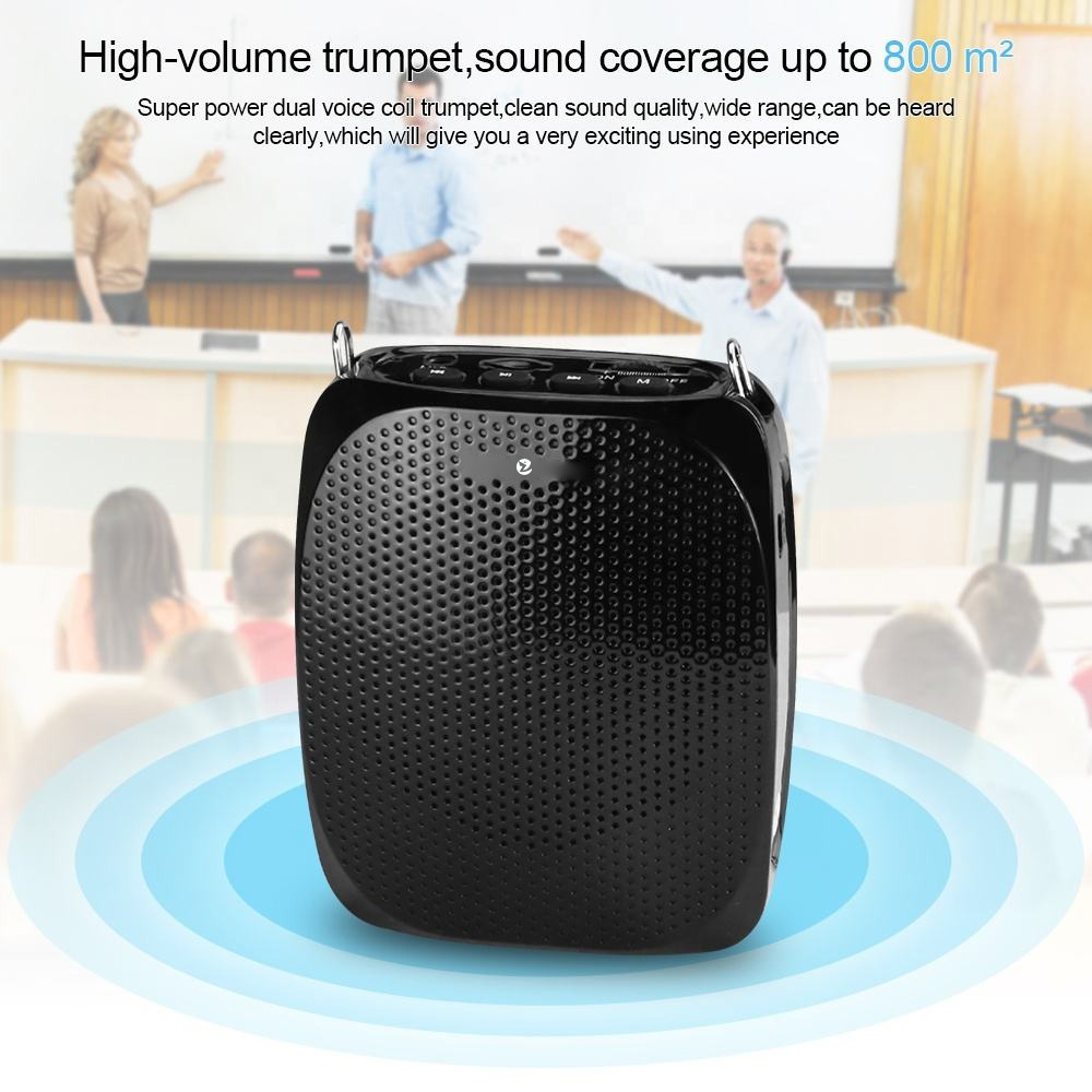 Teacher Voice Amplifier 10W  with UHF Wireless Mic and Wired Mic Headset Speaker Amplifier S615