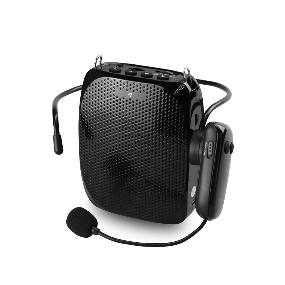 Teacher Voice Amplifier 10W  with UHF Wireless Mic and Wired Mic Headset Speaker Amplifier S615