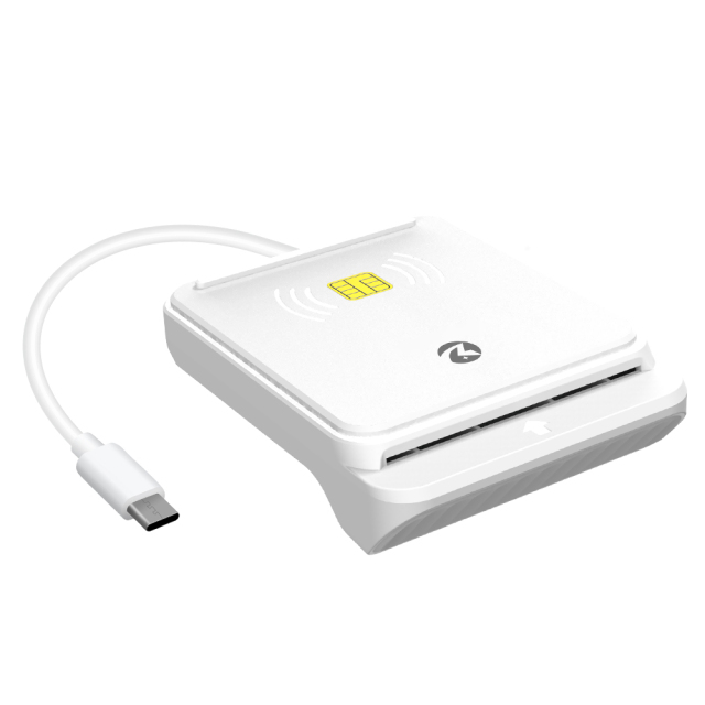 ZOWEETEK NFC Access Control Card Reader ISO 7816 Smart ID IC Chip Card Reader Writer Mobile Credit Card Reader ZW-12026-12