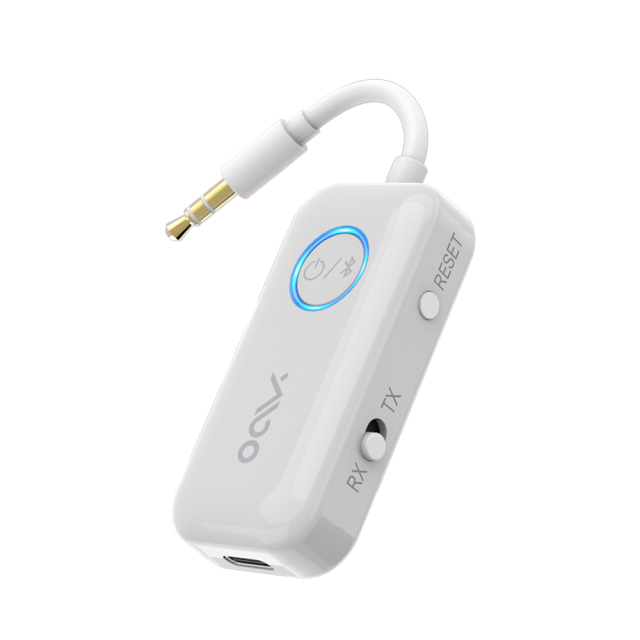 Car for Bluetooth Adapter 3.5mm AUX 10-15 Hour for Bluetooth 5.2 Receiver Transmitter Wireless Audio Stereo B06T2