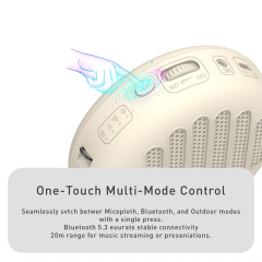 Wireless Voice Amplifier 10W with 2 Mini 2.4G Wireless Microphone Portable Speaker for Teacher ZW-V02