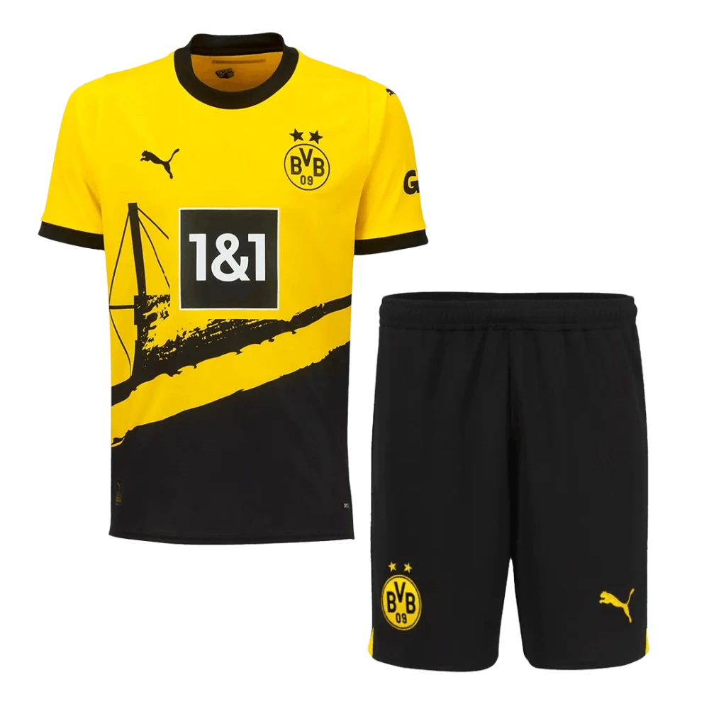 23-24 Borussia Dortmund Home Kit(Jersey+Shorts)