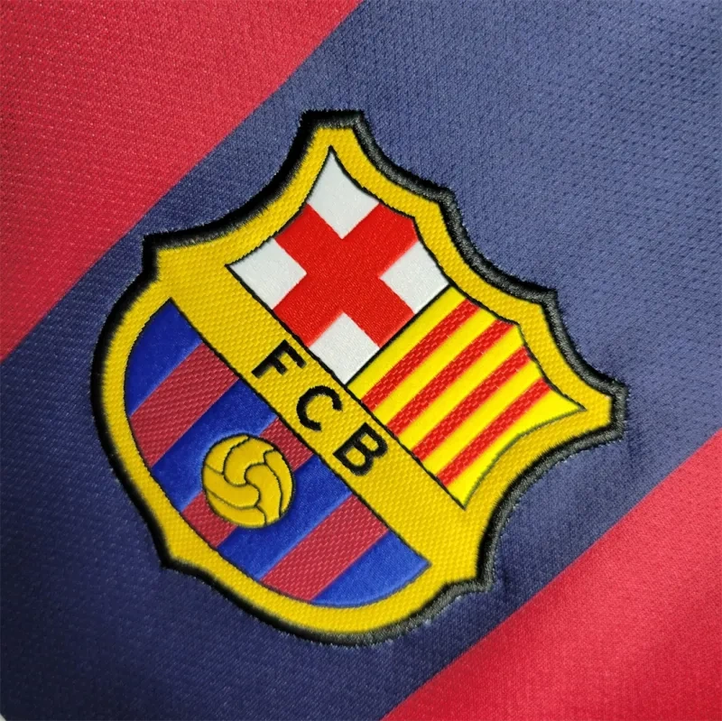 Barcelona Messi #10 Neymar Jr #11 Retro Jersey Home 2014-15