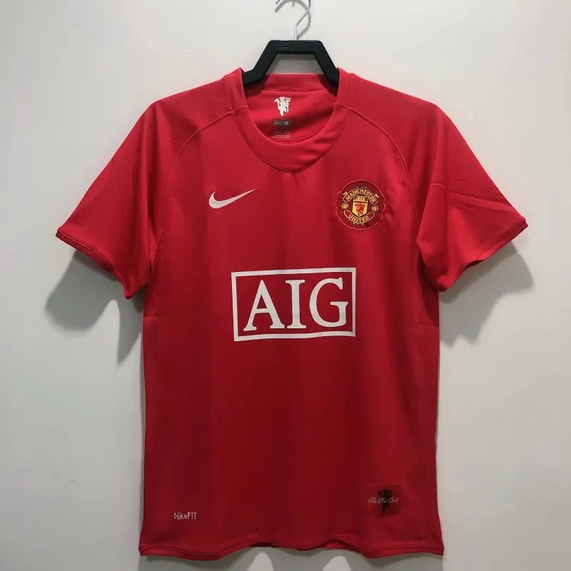 Manchester United RONALDO #7 Retro Jersey Home 2007-08
