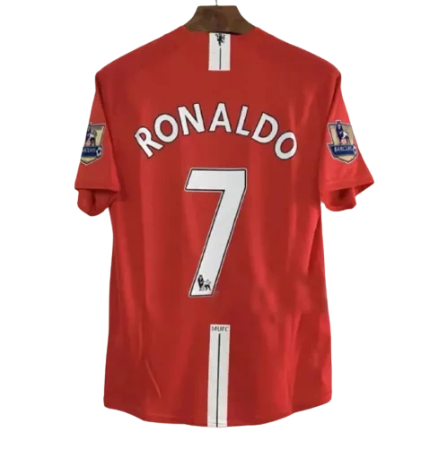 Manchester United RONALDO #7 Retro Jersey Home 2007-08