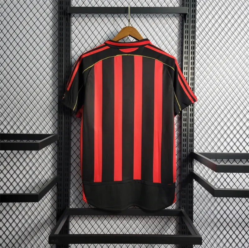 AC Milan Ronaldo #99 Maldini #3 Kakà #22 Retro Jersey Home Replica 2006-07