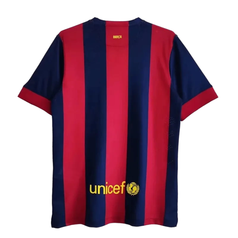 Barcelona Messi #10 Neymar Jr #11 Retro Jersey Home 2014-15