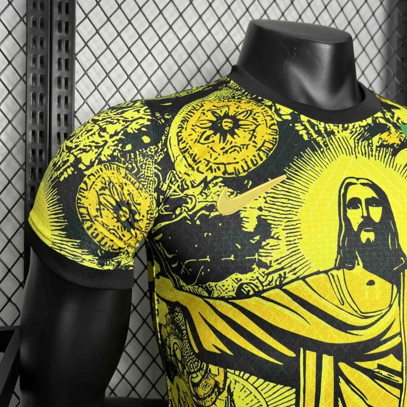 2024 Brazil Christ the Redeemer Special Kit Player Version Shirt Football