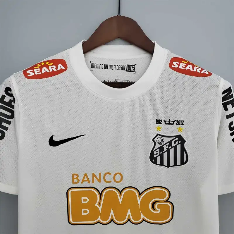 Santos FC Retro #11 NEYMAR JR Jersey Home 2011-12