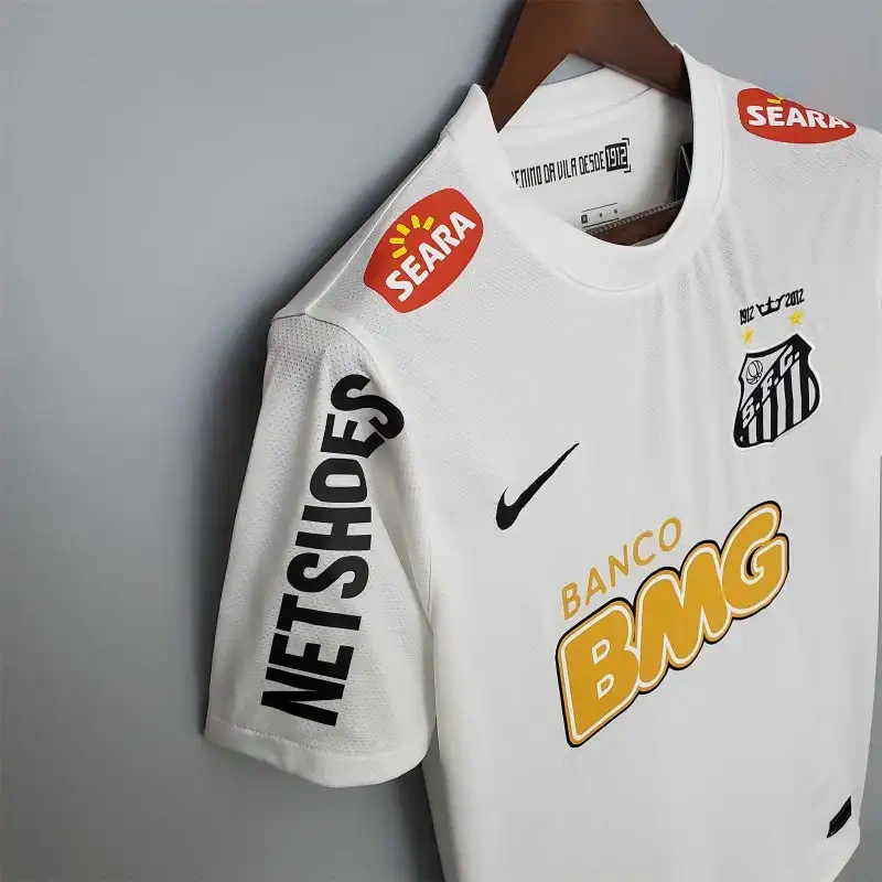 Santos FC Retro #11 NEYMAR JR Jersey Home 2011-12