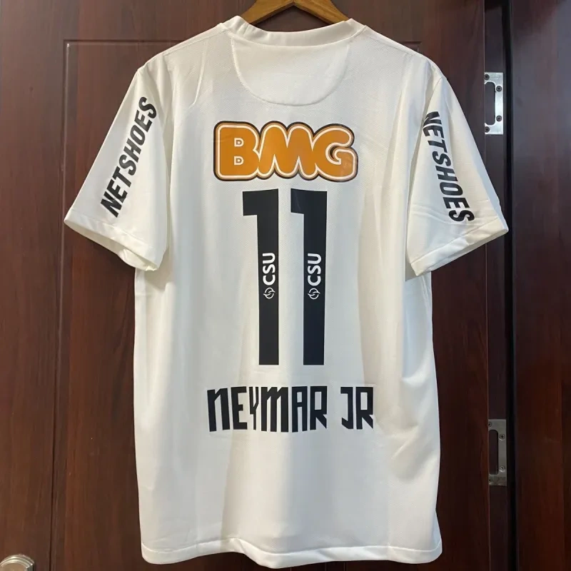 Santos FC Retro #11 NEYMAR JR Jersey Home 2011-12