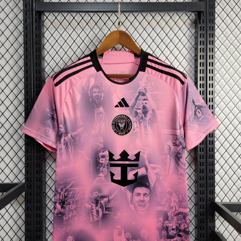 24-25 Inter Miami Messi Celebration Kit Special Edition Football Jersey
