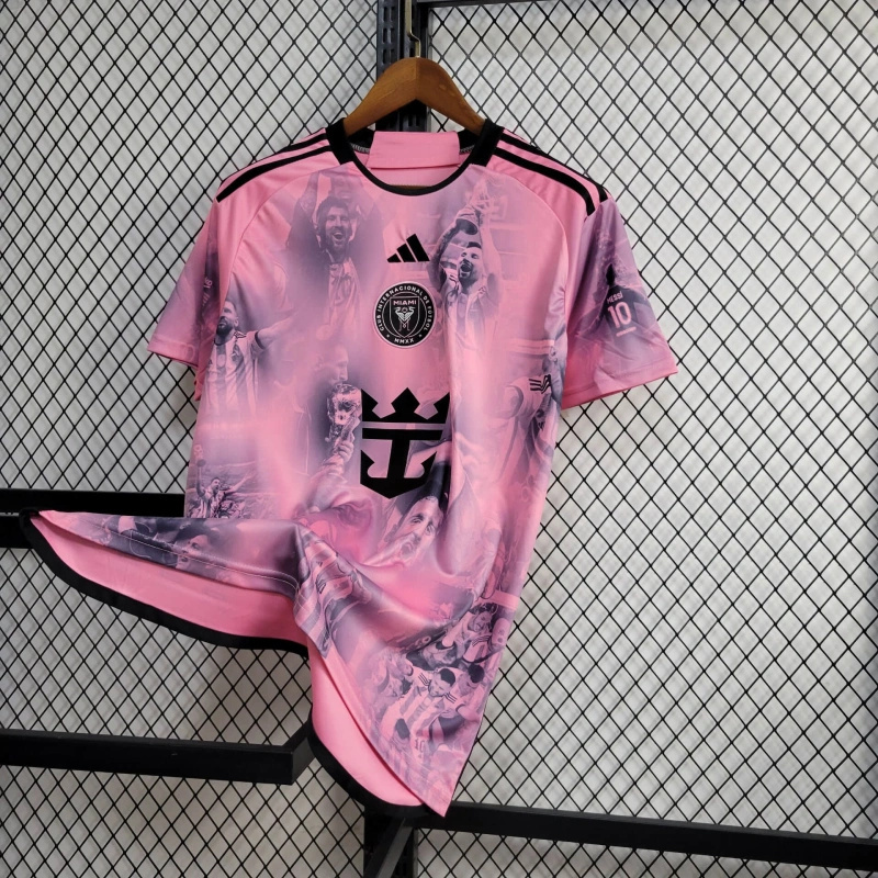24-25 Inter Miami Messi Celebration Kit Special Edition Football Jersey
