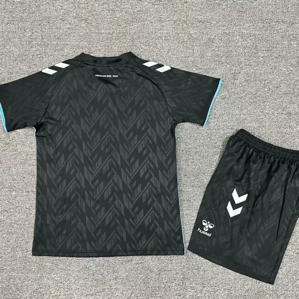 24-25 Werder Bremen Away Kids Kit Soccer Jerseys