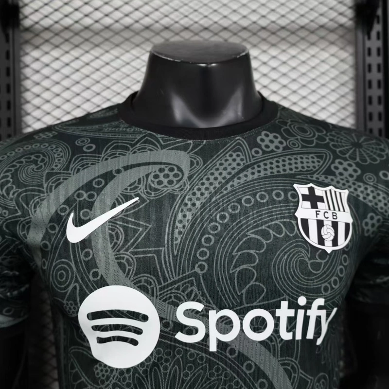2024/25 Barcelona Away Jersey Spotify Logo Without Text Player Version