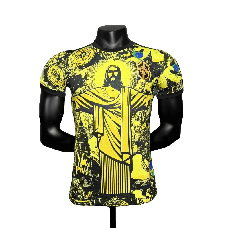 2024 Brazil Christ the Redeemer Special Kit Player Version Shirt Football