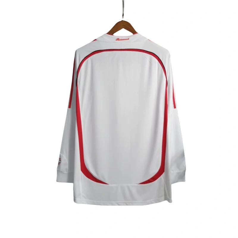 06-07 AC Milan UCL Final Retro Jersey Away Long Sleeve
